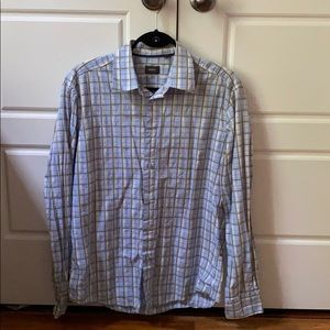 Next Size L Plaid Button Down